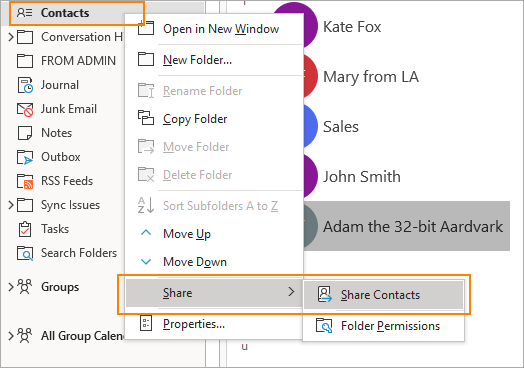 import contacts to outlook web app 2010