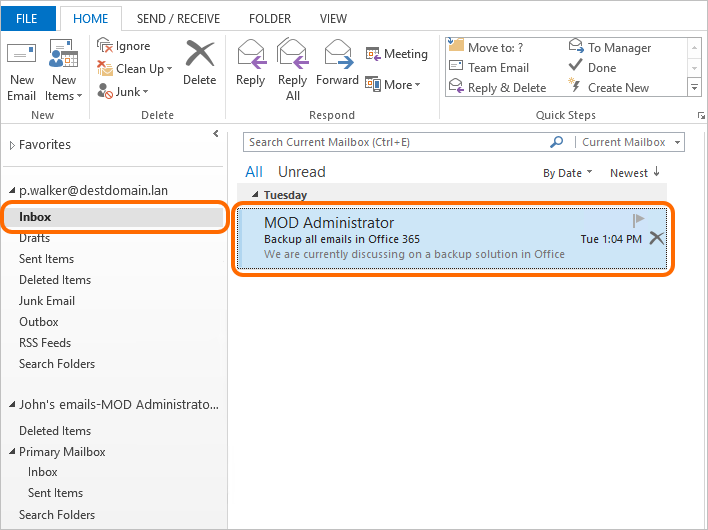 how to get back deleted emails in outlook