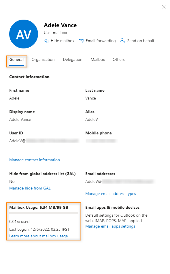 Mailbox size in Microsoft 365 explained