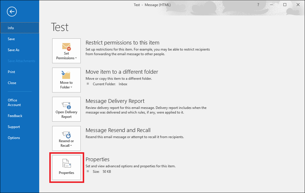 how to change message preview in outlook 2016